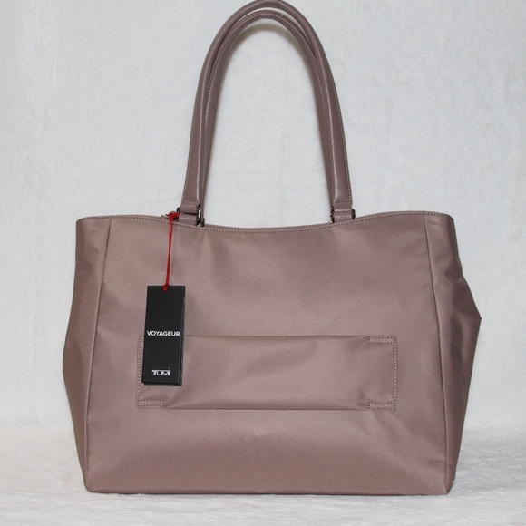 New TUMI Voyageur Valetta Large Travel Tote Bag Lavender NWT - Picture 2 of 5